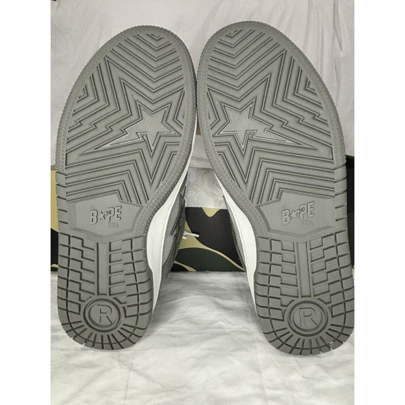 A Bathing Ape BAPE "SK8 Sta #2" Gray 1I70-291-011 Size 6 NEW - Picture 14 of 16